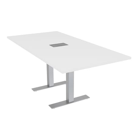 Skutchi Designs 35.5 in W, 71.5 in L, 29 in H, Engineered Wood Top, White HAR-REC-36x72-T-ELEC-XD09